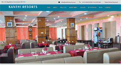 Desktop Screenshot of kanthiresorts.com